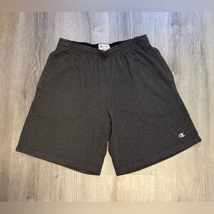 Men’s Champion Grey Elastic Sweatshorts M